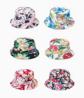 ��NEWHATTAN��Floral Bucket Hat