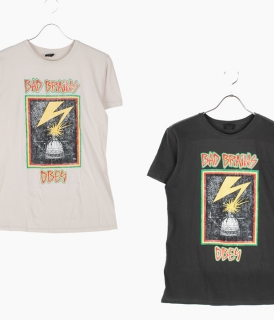 ��OBEY��BAD BRAINS X OBEY TOUR 89 LIGHTWEIGHT PIGMENT TEES
