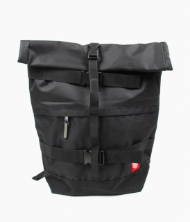 ��OBEY��REVOLT RED ROLLTOP BAG