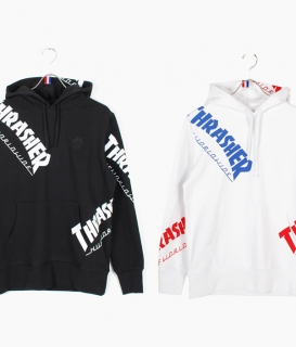 ��HUF��THRASHER��THRASHER TDS ALLOVER HOOD