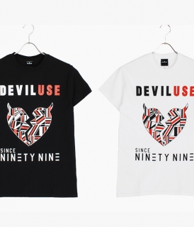 ��Deviluse��Geometry Heart T-shirts