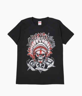 [ TRIPLE AXE ] TRIPLE AXE SKULL  T-SHIRT