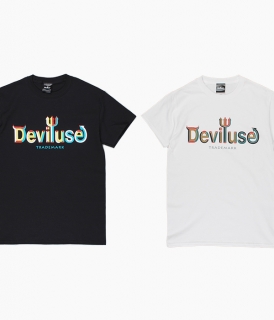 ��Deviluse��Cubic Logo T-shirts