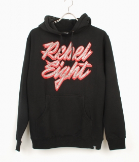 ��REBEL8��RIBBON FLOW BLACK PULLOVER