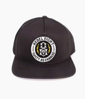 ��REBEL8��G.A.C. BLACK SNAPBACK