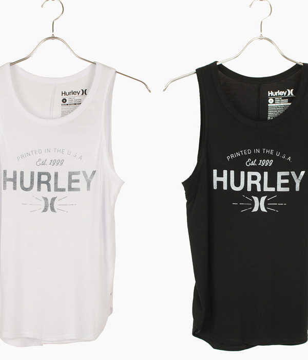 ��Hurley��TRADEMARK DRAPEY BIKER TANK