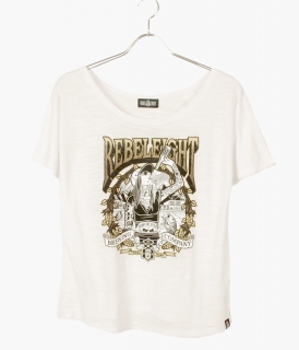 <img class='new_mark_img1' src='//img.shop-pro.jp/img/new/icons24.gif' style='border:none;display:inline;margin:0px;padding:0px;width:auto;' />�� 40%OFF! �ۡ�REBEL8��WOMENS DRINK LIKE A FISH FLOWY TEE